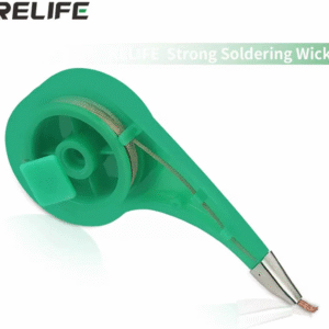 relife rl 1520 desoldering wick dispenser solder remover wick with stainless steel mouth