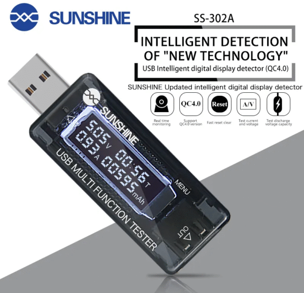 SUNSHINE SS-302A USB Digital Tester