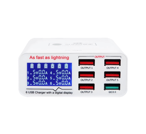Sunshine SS-304Q 6 Port Intelligent USB Fast Charger - Image 3