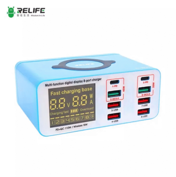 Relife RL-304S 8 Port Wireless Charger - Image 3