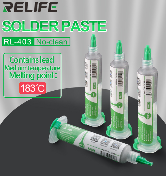 relife rl 403 183°c soldering paste relife rl 403 183°c soldering paste