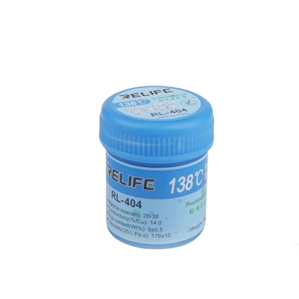 Relife RL-404 40g 138°C Low-Temperature Melting Point Lead-free Tin Paste for Mobile Phone BGA Repair - Image 3