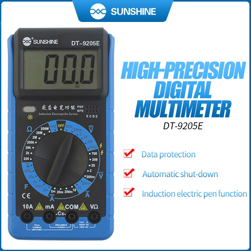 sunshine dt9205e digital multimeter sunshine dt9205e digital multimeter