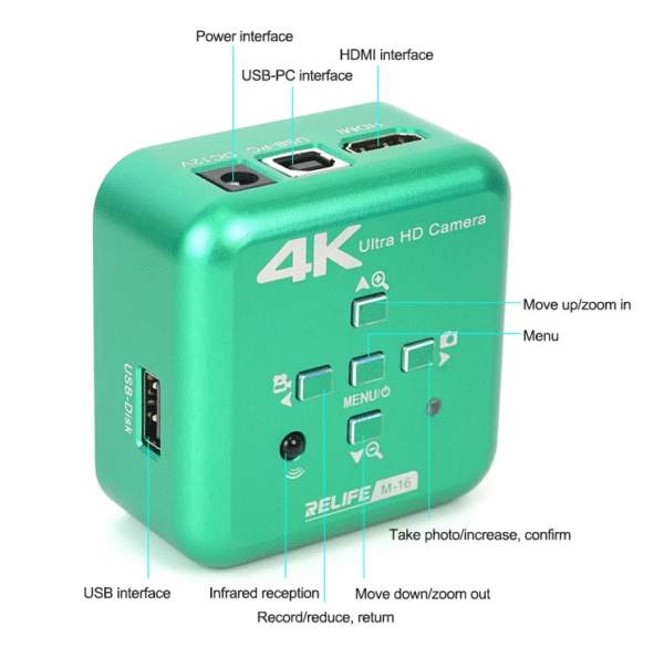 Relife M-16 HD 4k Camera - Image 6