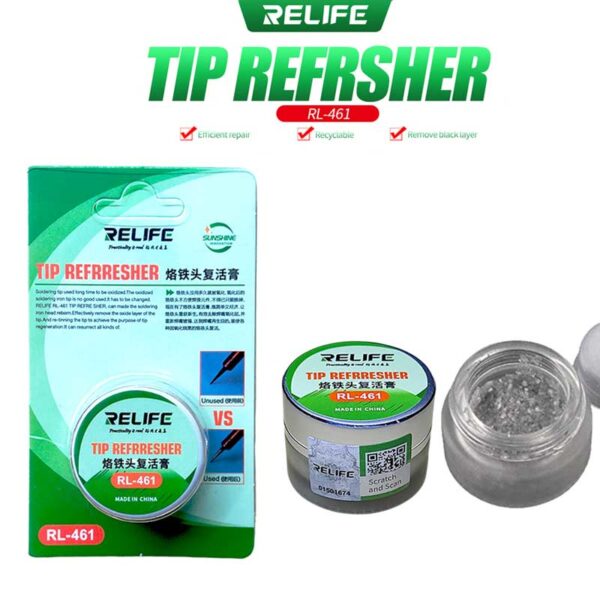 Relife RL-461 Soldering iron TIP Refresher Bit Cleaner - Image 7