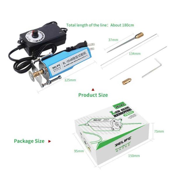 Relife RL-056B 2 in 1 Electric Oca Glue Remover - Image 5