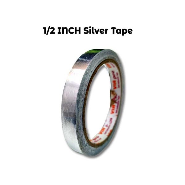 Silver Heat Resistant Tape 1/2inch - Image 5