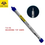 oss team t12 bl soldering yellow packing iron bit