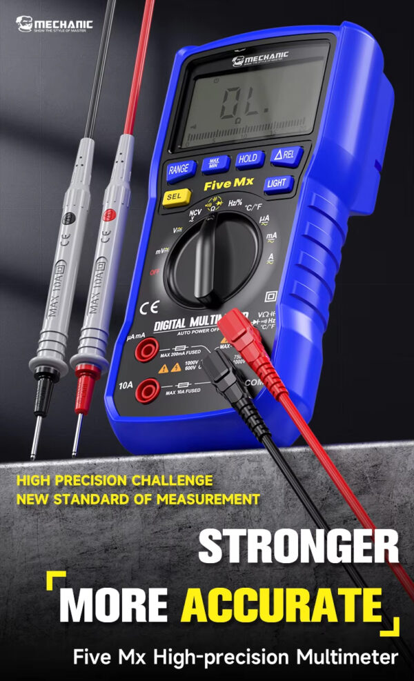 mechanic five mx four bit semi multimeter