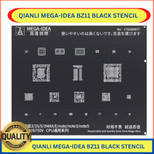 mega idea bz 11 black stencil