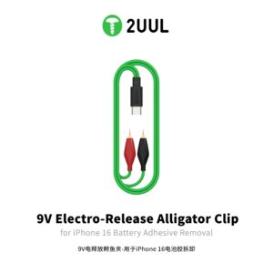 2uul pw03 9v electro release alligator clip
