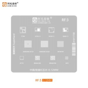 amaoe rf 3 stencil for if/rf ic chip