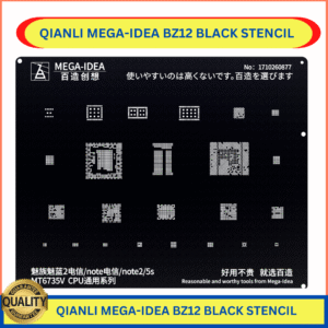 mega idea bz 12 black stencil