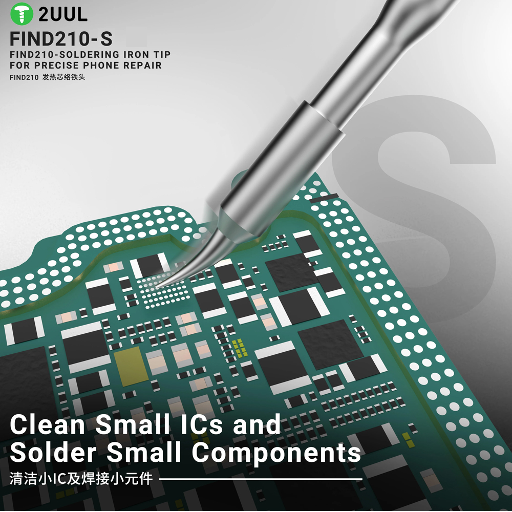 2uul fd24 c210 s soldering iron tip 5 pack