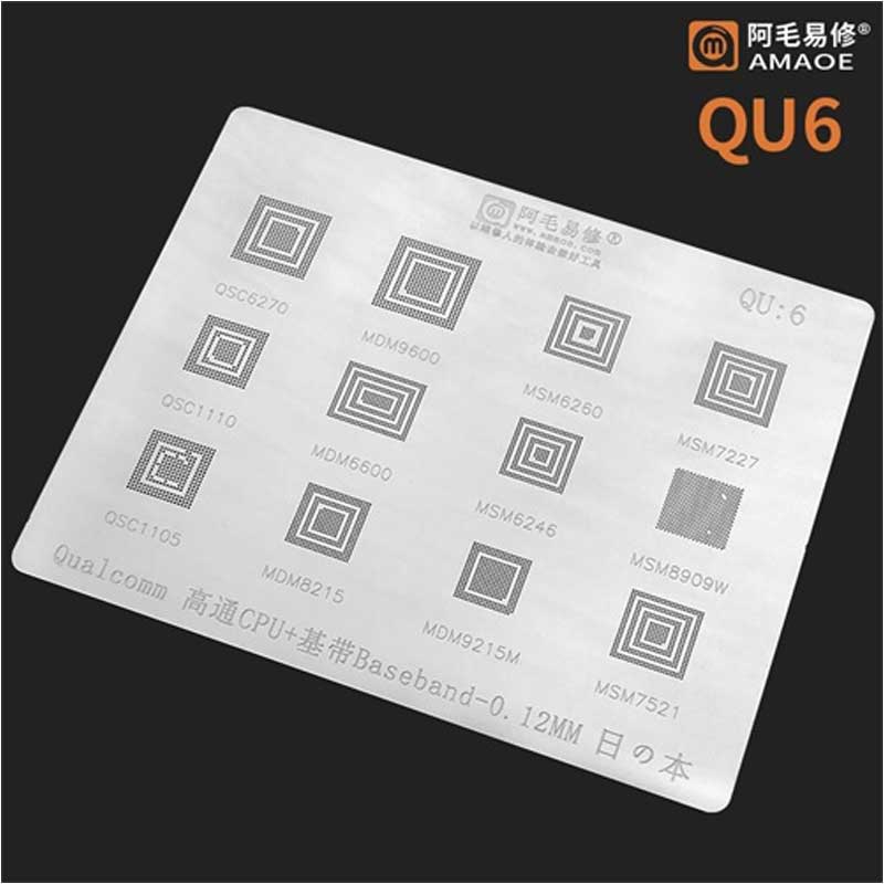 amaoe qu 6 stencil for qualcomm cpu amaoe qu 6 stencil for qualcomm cpu