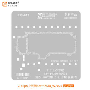 amaoe zflip5 sm zf5/7310 012 stencil