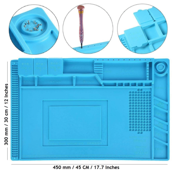 S160/501 Antistatic Silicon Blue Big Mat - Image 5