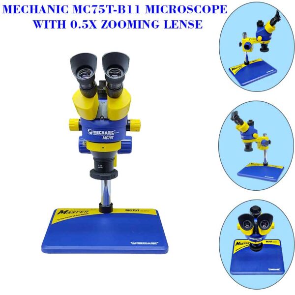 Mechanic MC75T-B11 Microscope with 0.5x Zooming Lens - Image 5
