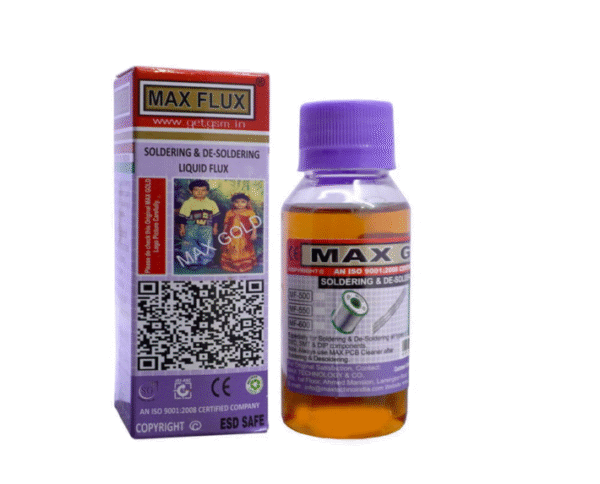Max Gold Liquid For Soldering & Desoldering - Image 2