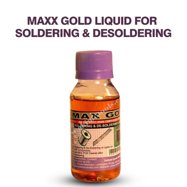 Max Gold Liquid For Soldering & Desoldering - Image 3