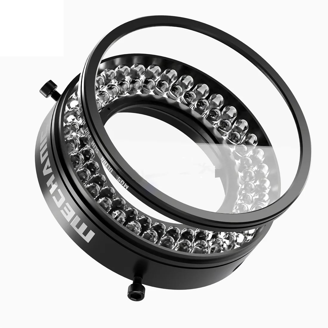 mechanic ls720 se 72 led dual polarization adjustable microscope ring light for microscopes