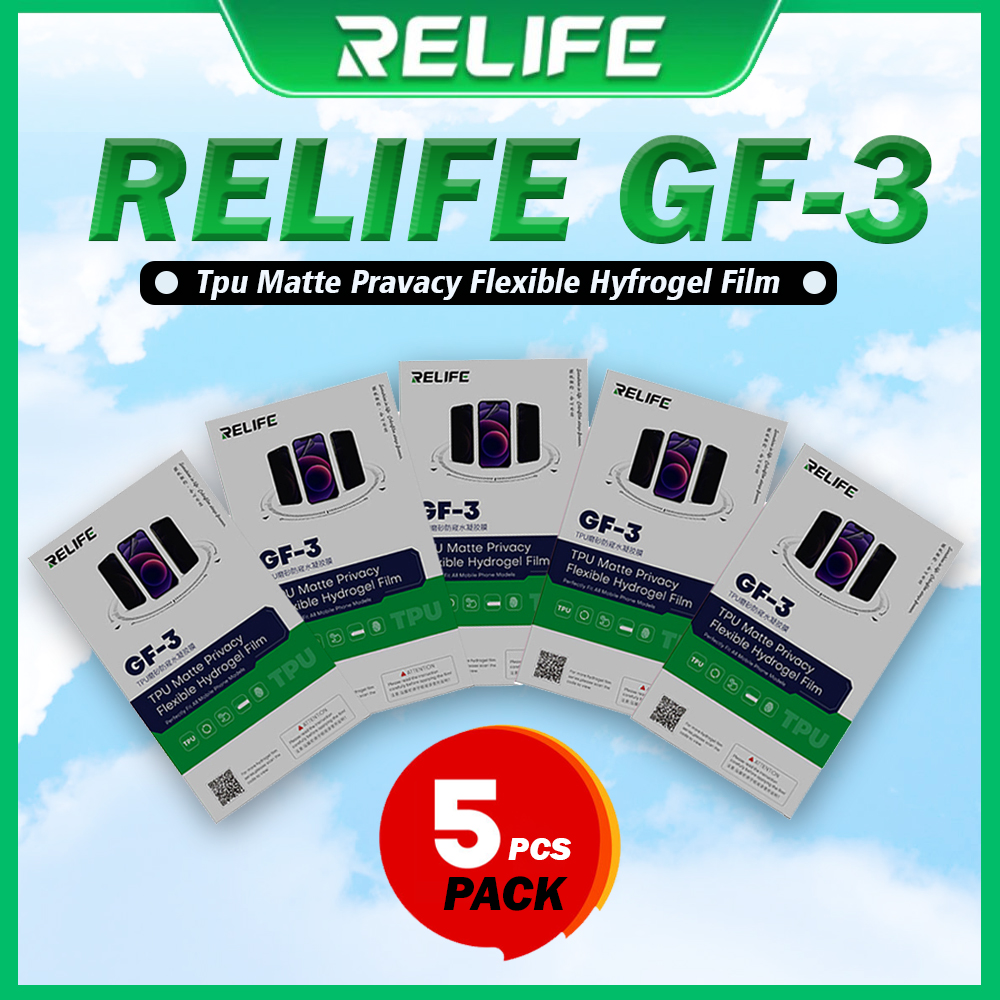 RELIFE_GF-3_TPU_MATTE_PRIVACY_FLEXIBLE_HYFROGEL_FILM_(5_PCS_PACK)_01 Relife Gf-3 Tpu Matte Privacy Flexible Hydrogel Film (5 Pcs Pack)
