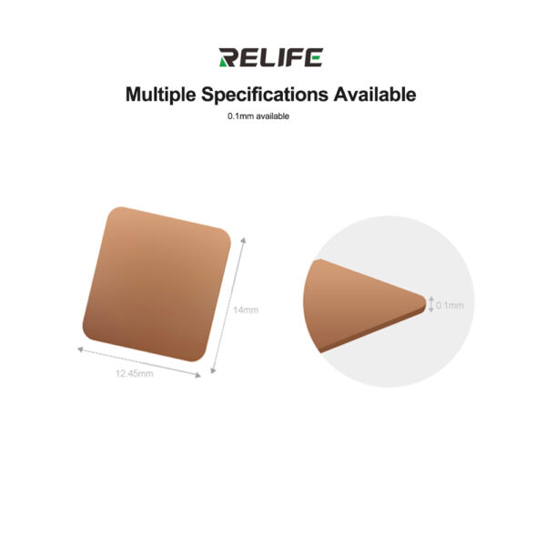 Relife RL-093a 0.1mm Heat Sink Copper Sheet - Image 5