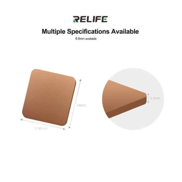 Relife RL-093C 0.5mm Heat Sink Copper Sheet - Image 3