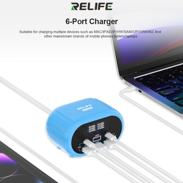 Relife RL-309U Blue USB Charger - Image 2
