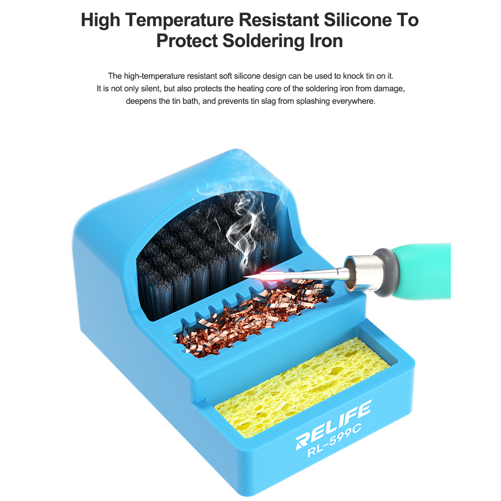 relife rl 599c 3in1 soldering tip cleaner relife rl 599c 3in1 soldering tip cleaner