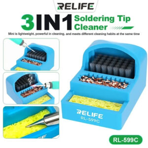 relife rl 599c 3in1 soldering tip cleaner
