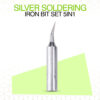 5in1 Silver Soldering Iron Bit Set - Image 2
