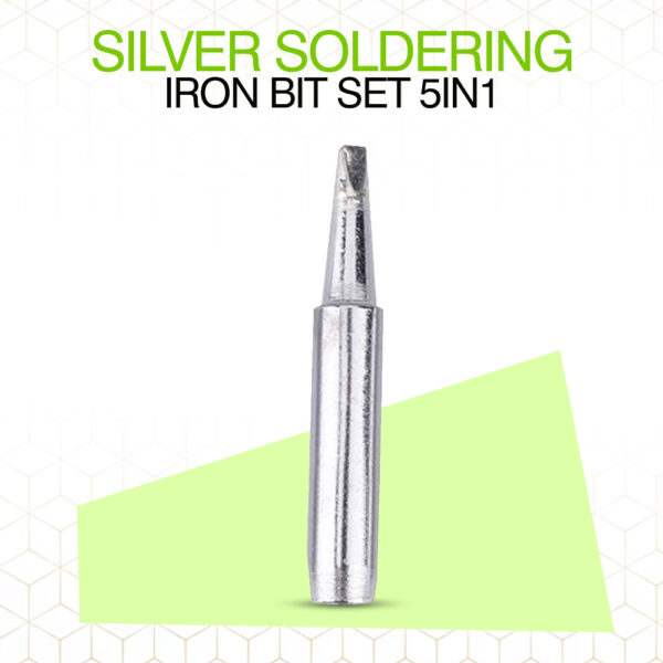 5in1 Silver Soldering Iron Bit Set - Image 3