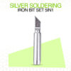 5in1 Silver Soldering Iron Bit Set - Image 4