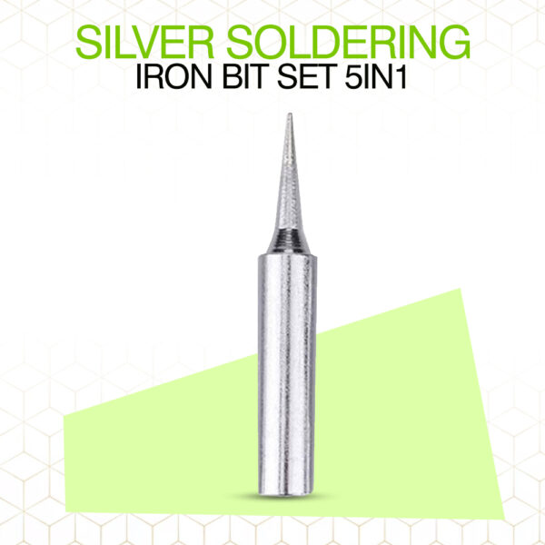 5in1 Silver Soldering Iron Bit Set - Image 5