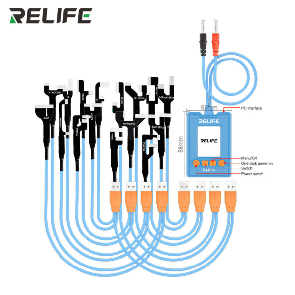 Relife XA4 Pro One-Touch HD Display Power Cable with USB / Type-C Dual Interface for iPhone 8G-16PM - Image 4
