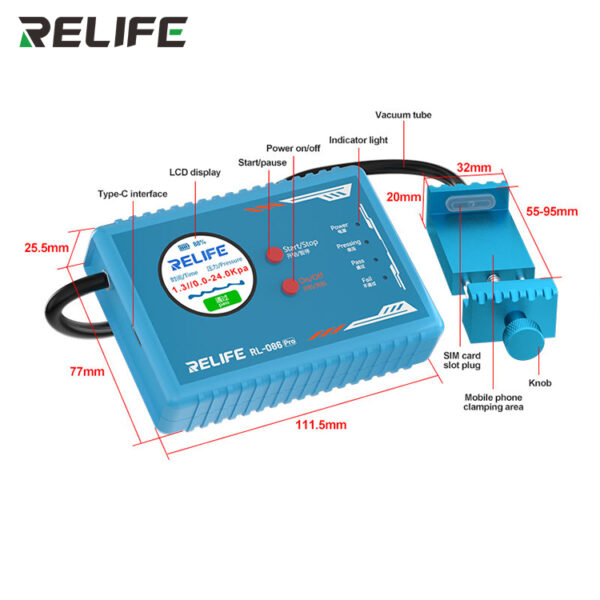 Relife RL-086 Pro Air Tightness Detector - Image 6