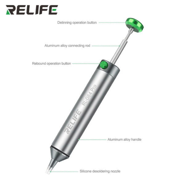 Relife RL-084 Pro Aluminum Desolder Pump - Image 5
