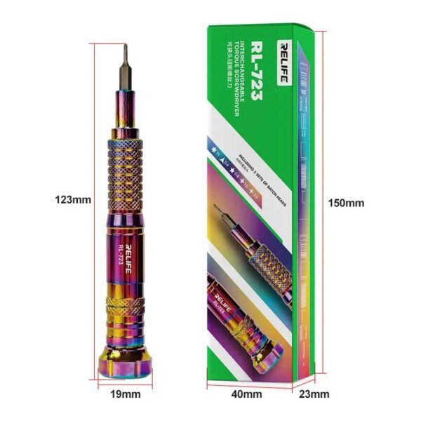 Relife RL-723 Torque Screwdriver 5 Bit Set - Image 2