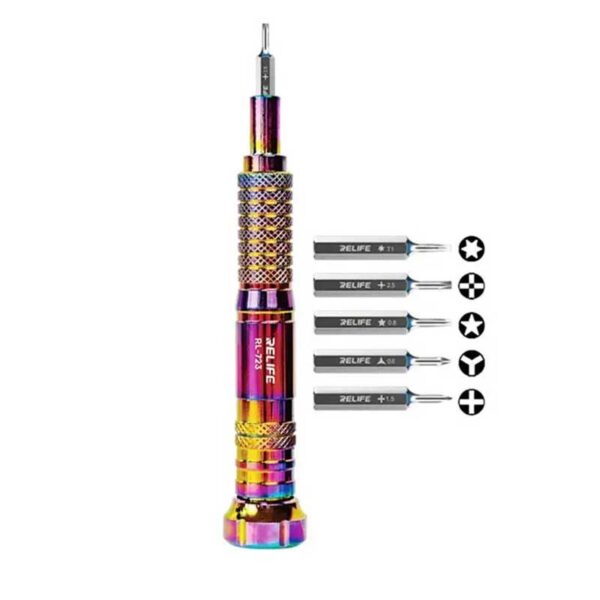 Relife RL-723 Torque Screwdriver 5 Bit Set - Image 3
