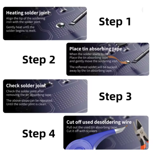 mechanic sr20 2.0mm 2m desoldering wire suitable for pcb repair mechanic sr20 2.0mm 2m desoldering wire suitable for pcb repair