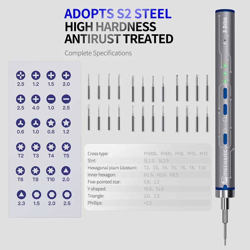 xdrve-7 Mechanic X-Drive Electronic Screwdriver - Image 2