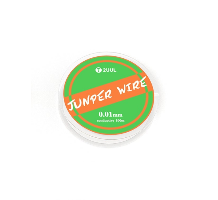2uul fx 001 0.01mm conductive jumper wire 100mtr 2uul fx 001 0.01mm conductive jumper wire 100mtr