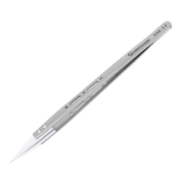 mechanic sm 11 s grade ceramic flying wire tweezer non magnetic