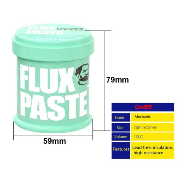 Mechanic New Uv-223 100g Flux Paste - Image 3