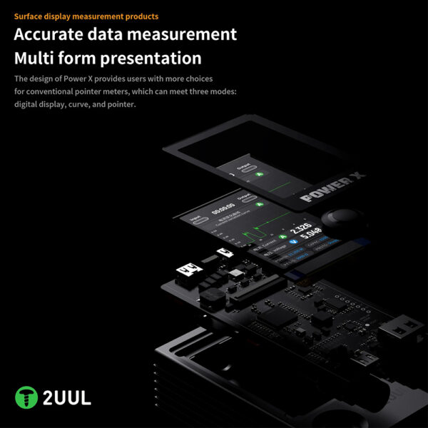 2uul pw11 power x screen ampere voltage meter