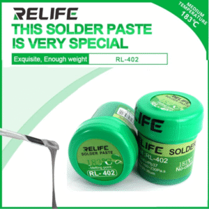 relife rl 402 no clean 183°c soldering paste for phones bga rebelling soldering