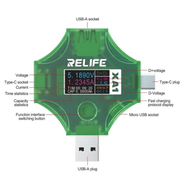Relife XA1 Current and Voltage Multifunction tester - Image 2