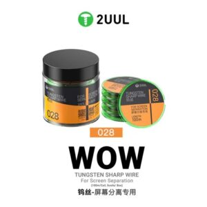 2uul ws 028 0.028*100m tungsten sharp wire for screen separation 5 pcs pack