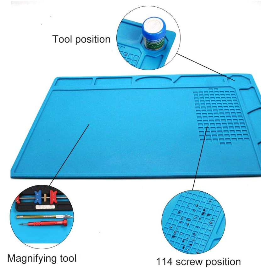 anti static heat insulation silicone pad 502 anti static heat insulation silicone pad 502